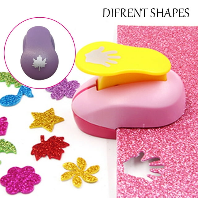 Hole Puncher Cards Labor-saving Photo Album Handmade Decoration Tool Accessories Easy and Fast Manual Tools Consistent Design maple leaf