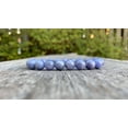 thumbnail image 2 of Natural Tanzanite 10mm round Shape smooth Cut Beads Stretchable Bracelet for Men & Women., 2 of 2