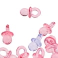 thumbnail image 3 of Mini chupetes acrílicos para bebé, 100 Uds., decoración para fiesta de bienvenida de bebé, regalo de dispersión para Rosado azul Colcomx mini encantadores del pacificador, 3 of 8