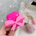 thumbnail image 5 of Compatible avec AirPods Pro 1ère Génération Étui, Étui Protecteur en Silicone Souple Absorbant les Chocs avec Pompon, 5 of 5