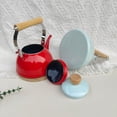 thumbnail image 2 of simhoa Enamel Teapot 1.4L Cookware Water Kettle for Cold Water Restaurant Household Red, 2 of 8