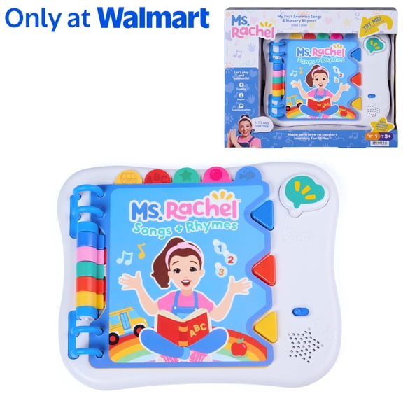 Ms. Rachel My First Learning Songs & Nursery Rhymes Electronic Book, Ages 1