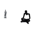 thumbnail image 1 of Estatua De Pensador Abstracto Guan Yin, Adorno Creativo De Buda Femenino, Escultura Artesanal Para Estantería, Decoración De Sala De Estar, 1 of 8