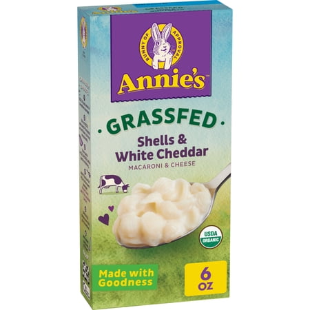 Annie's Organic Grass Fed Shells & White Cheddar Macaroni & Cheese
