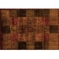 thumbnail image 1 of Ahgly Company Indoor Rectangle Oriental Orange Modern Area Rugs, 6' x 9', 1 of 4