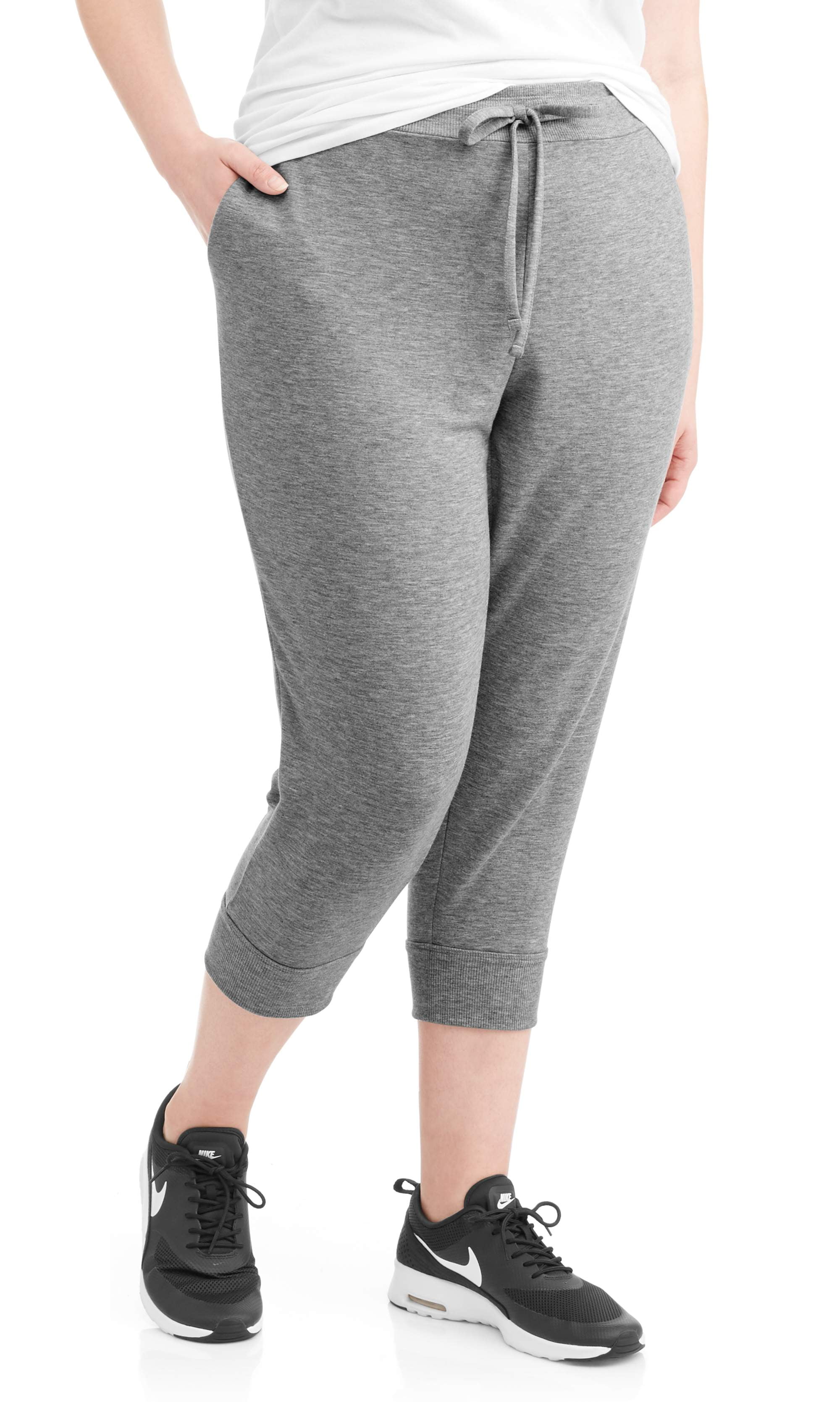 Women's Plus Athleisure Capri Jogger - Walmart.com