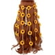 thumbnail image 1 of Banda para el cabello de girasol, banda para el cabello hippie, corona de flores, cuentas de girasol, diadema ajustable para la cabeza, decoración de fiesta, ropa de cosplay, 1 of 5