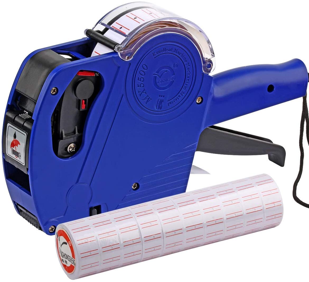 DLD MX 5500 8 Position Price Tag Gun With 7000 Sticker Labels And Label 