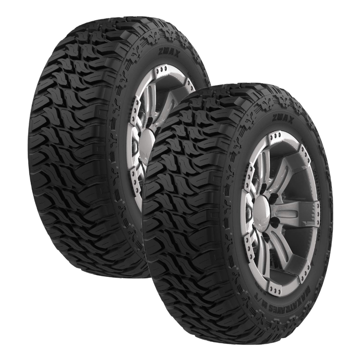 Paquete de 2 llantas 31X10.50 R 109Q Zmax Maxatraves M/T | Walmart en línea