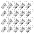 thumbnail image 1 of 100 clips de cortina de hierro con ganchos para colgar luces de fiesta, para cortinas, fotos, arte, manualidades y decoración del hogar, 1 of 8