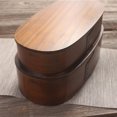 thumbnail image 4 of Japanese Style Bento Wooden Compartment Lunch With Double Layer Insulated For Kids Picnic & Lunch Glass Food Container Glass Food Storage Containers for Pantry Acrylic Storage Camping Food Storage, 4 of 7