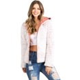 thumbnail image 4 of Love Tree Women's Juniors Reversible Sherpa Puffer Outerwear Jacket (Small, Mauve), 4 of 4