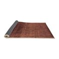 thumbnail image 2 of Ahgly Company Indoor Square Oriental Orange Industrial Area Rugs, 7' Square, 2 of 4