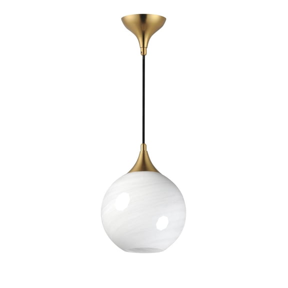 21226MRNAB Maxim Lighting Neve - 1 Light Pendant-11.5 Inch Tall and 9 Inch Wide-Natural Aged Brass Finish