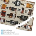 thumbnail image 3 of 500 PCS 500 PCS Jigsaw Puzzles for Adults Retro wine bottle illustration,Challenging Brain Exercise,Classic Adults Wooden Puzzle,Great for Relaxation and Display for Puzzle Enthusiast, 3 of 6