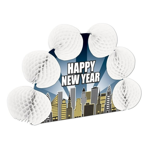 12 Pack Beistle Happy New Year 2-Sided Centerpiece
