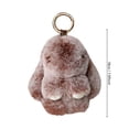 thumbnail image 3 of Bunny Lulu Keychain Plush, Handmade Soft Bunny Charms, Fluffy Plush Keychain for Bags & Backpacks, Cute Easter Bunny Keychain, Gifts for Women, 3 of 7