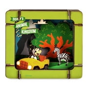Disney Parks Animal Kingdom Mickey Paper 3D Diorama Set New