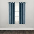 thumbnail image 1 of Mainstays Faux Suede Drapery Grommet Window Curtains Panel, 1 of 6
