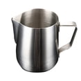 thumbnail image 1 of Inteprter Jarra de café espumoso de acero inoxidable, taza de flores, capuchino, leche, tazas de café expreso, Latte Art, espumador de leche, Juegos de servir café y té Plata 600 ml, 1 of 6