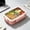 Multicolor-D, variant on Bento Box Lunch Box 3 Compartment Snack Containers Reusable Meal Prep Container With Tableware for Home Travel Work Picnic Teenager Microwave Dishwasher Safe