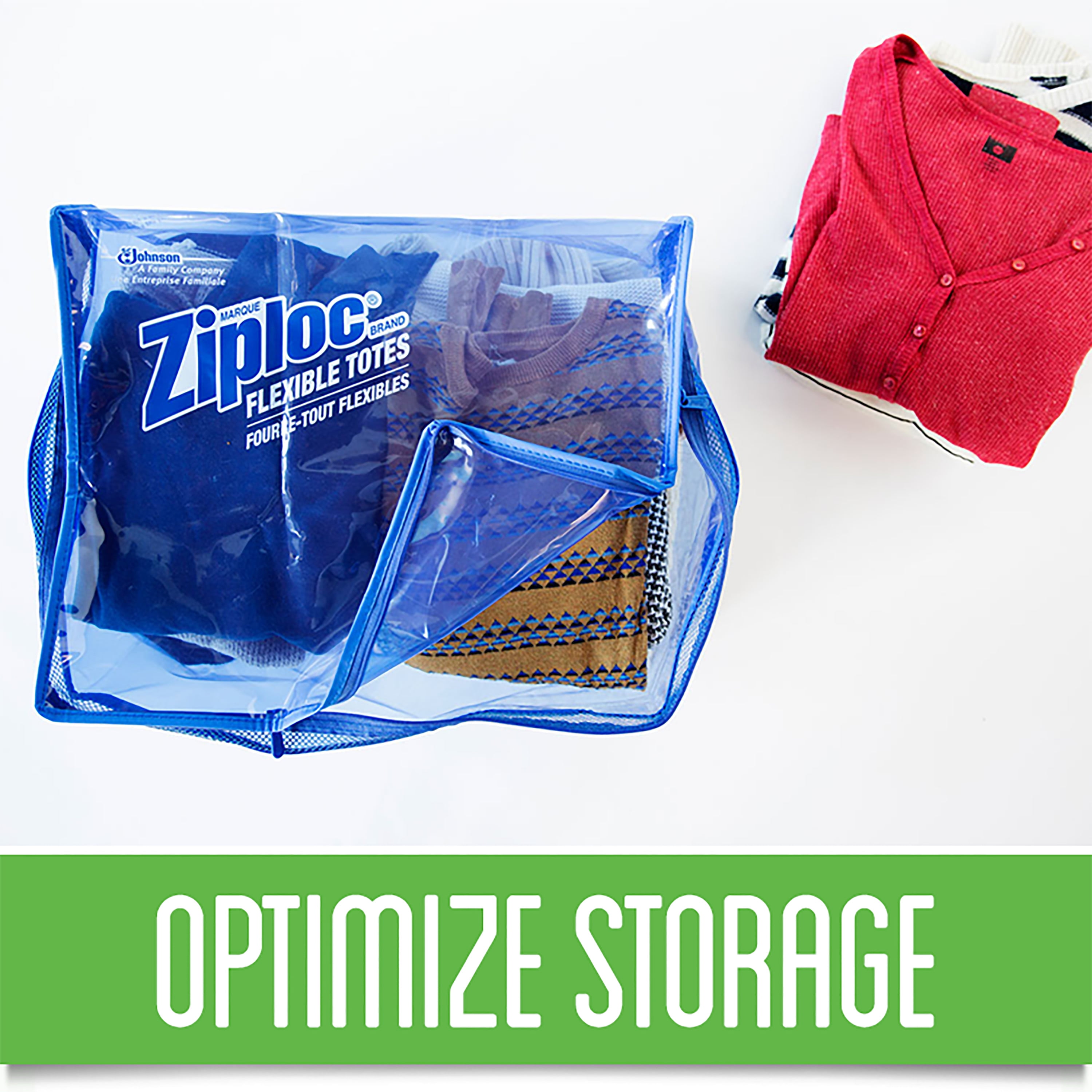 Ziploc Flexible Jumbo Clothes Storage Bag Under Bed Organizer for Closet 1 Ct 25700701620 eBay