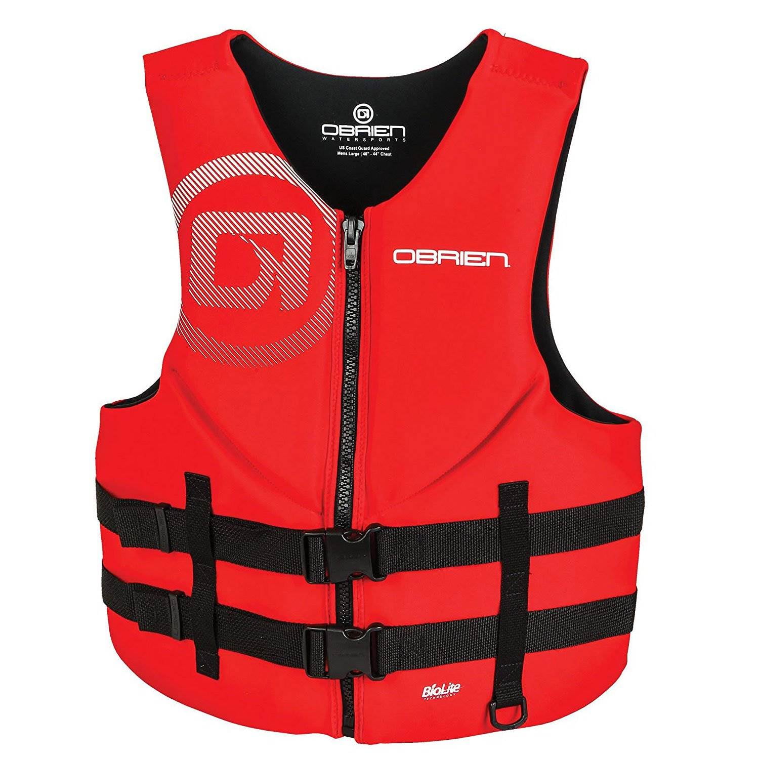 OBrien Biolite Series Traditional Mens Neoprene Boating Life Vest Size