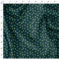 thumbnail image 4 of Soimoi Blue polyester Crepe Fabric Yellow Flower & Dots Print Fabric by the Yard 42 Inch Wide, 4 of 5