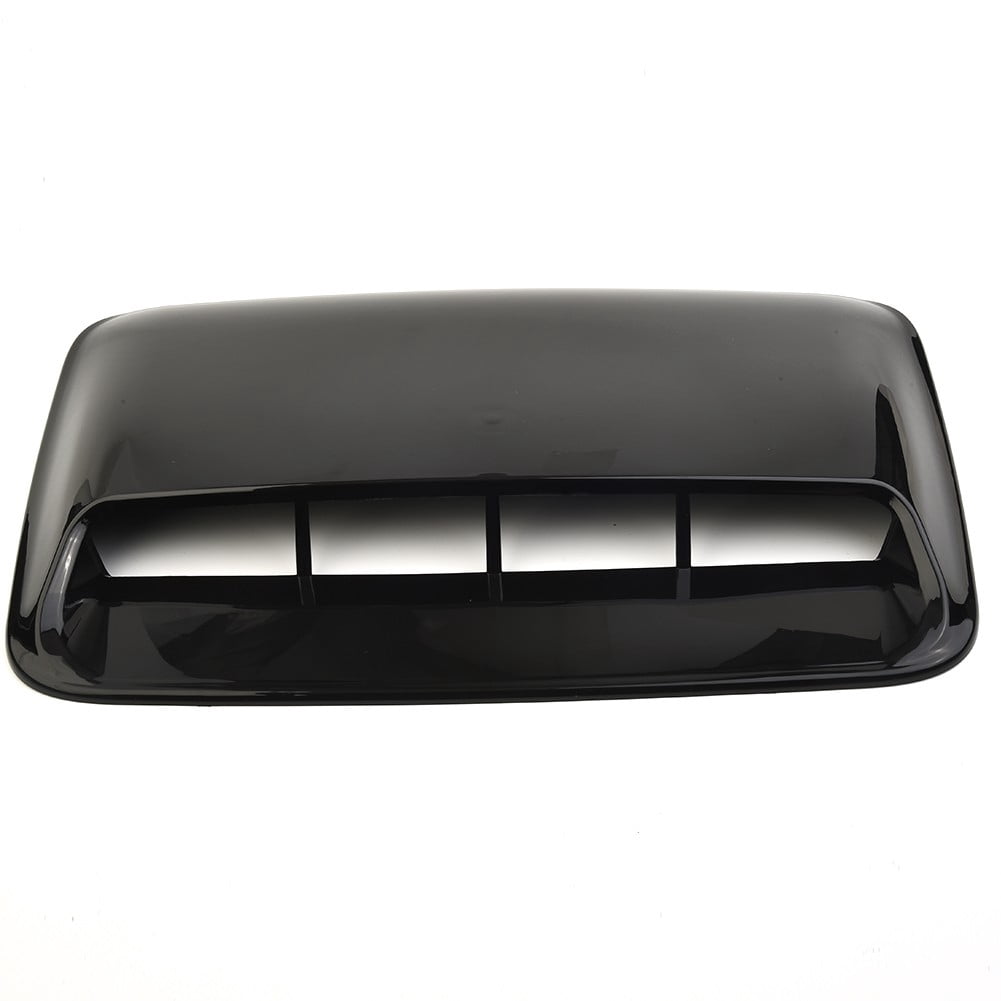 BLACK Car Vent Decorative Air Flow Intake Bonnet Hood Scoop Cover