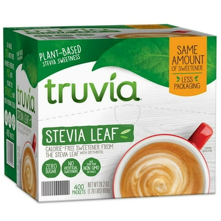 Truvia Plant-Based Sweetener Packets, 400 Count