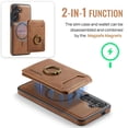 thumbnail image 3 of Funda para teléfono Oidealo Galaxy S25 FE con cartera magnética y RFID, 3 of 7
