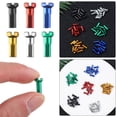 thumbnail image 4 of 10/20/50pcs 6 Colors Bike 14mm Cycling Spokes Nipples Wheel Spoke Nipples Multicolor Bicycle Wheel Accessories BLUE 20PCS, 4 of 8
