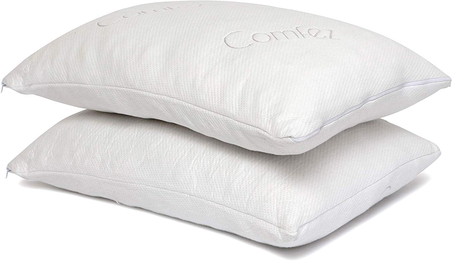 Comfez Shredded Memory Foam Bamboo Pillow Adjustable Thickness (Queen