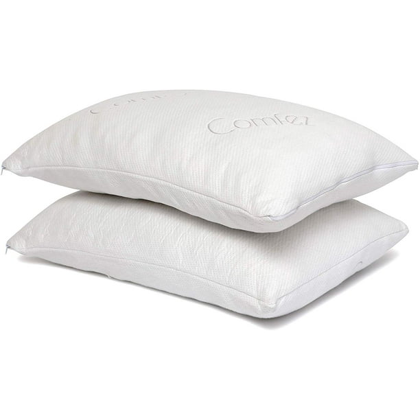 Comfez Shredded Memory Foam Bamboo Pillow Adjustable Thickness (Queen