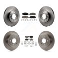 thumbnail image 1 of CMX Front Rear Disc Brake Rotors and Ceramic Pads Kit for Car Honda Civic Acura EL K8C-101076, 1 of 11
