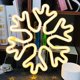 thumbnail image 2 of Lámpara Luces de noche de neón LED Copo de nieve Carga de batería USB Decoración de festival de Navidad de San Valentín Tmvgtek Para estrenar, 2 of 9
