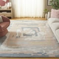 thumbnail image 2 of SAFAVIEH Ebony Jobeth Abstract Area Rug, Grey/Ivory, 8' x 10', 2 of 11