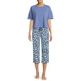 thumbnail image 2 of Secret Treasures Women's and Women's Plus Knit Capri Sleep Pants, 2 of 5