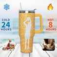 thumbnail image 4 of Basketball Coach Gifts Cup for Women Men, 40oz Tumbler with Handle and Lid Straw, Orange Stainless Steel Double Walled Insulated Mug Water Bottle, Basketball Fans Mom Birthday Gifts, 4 of 6