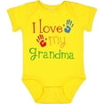 thumbnail image 3 of Inktastic I Love My Grandma Boys or Girls Baby Bodysuit, 3 of 5