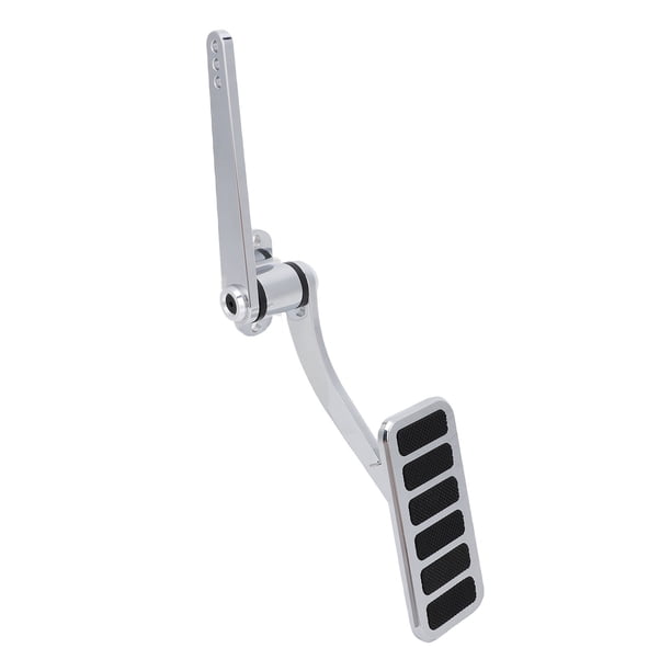 Pedal Del Acelerador Universal De Aluminio Pulido De Gas Conjunto Del Pedal Del Acelerador Del Acelerador De 4,5 Pulgadas X 2 Pulgadas Para Autos Clásicos Hot Rods Y