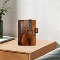 thumbnail image 3 of Vintage Violin Faux Leather Notebook Retro Musician Journal With Musical Note C8y6 Collect For Musicians Notebook Gift Violinist, 3 of 8