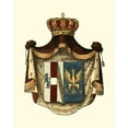 thumbnail image 2 of Vision Studio 20x24 Gold Ornate Wood Framed with Double Matting Museum Art Print Titled - Regal Crest IV, 2 of 4