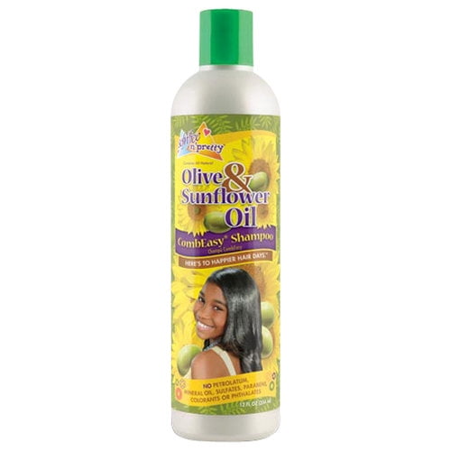 Sofn'Free n'Pretty Olive & Sunflower Oil Combeasy Shampoo 12 oz