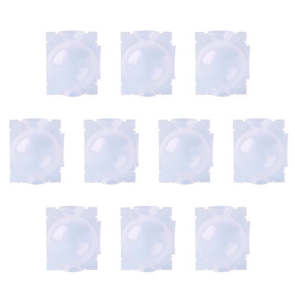 ZULAR Grafting Rooting Box Plants Organizer Gardening Supplies Transparent 10Pcs Plastic Breeding Ball