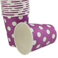thumbnail image 2 of Paquete de 10 Vasos de papel shaofei 250 ml color morado, 2 of 5