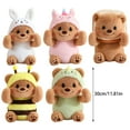 thumbnail image 3 of KUFptva Stuffed Bear Toy Cartoon Bear Figure Soft Toy Room Emotion Appease for Toddlers Girls Office Ornaments, 3 of 7