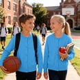 thumbnail image 2 of Edvintorg 1-11Years Girls and Toddlers' Uniform Slim Fit Crewneck Cardigan Sweater Fall Winter Kids Clothes Boys, 2 of 2