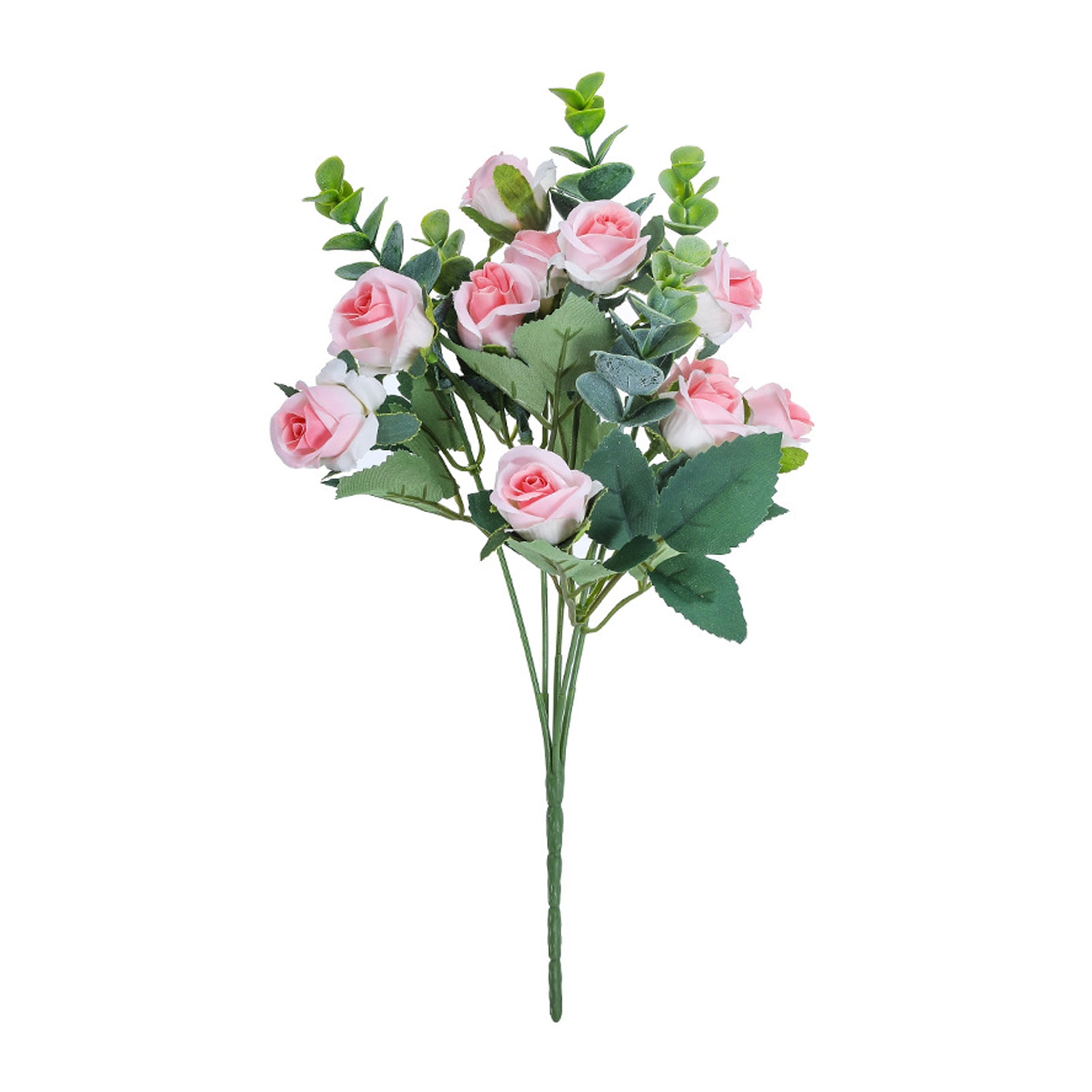 Artificial Rose Flowers Long Stem Fake Silk Roses for DIY Wedding Bouquet Table Centerpiece Home