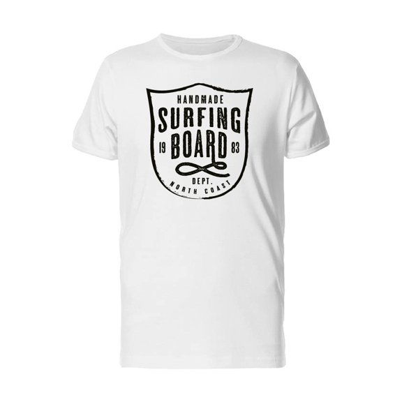 Handmade Surfing Board 1983 Dept Tee Men's -Image by Shutterstock